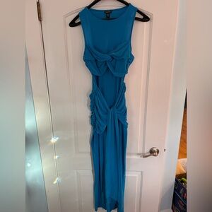 Boohoo Vibrant Blue Dress